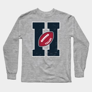 Big Bold Houston Texans Monogram Long Sleeve T-Shirt